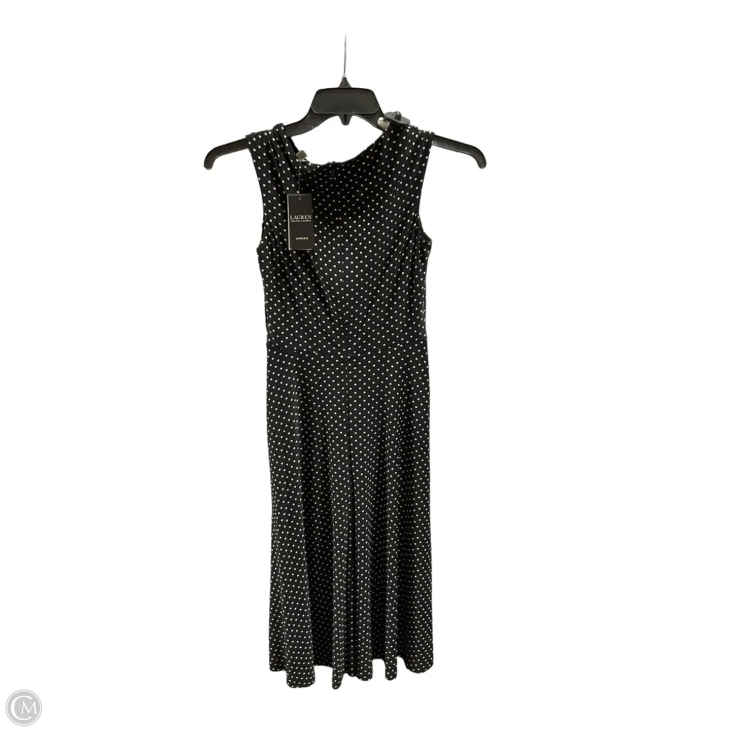 Dress Casual Midi By Ralph Lauren In Polkadot Pattern, Size: 0