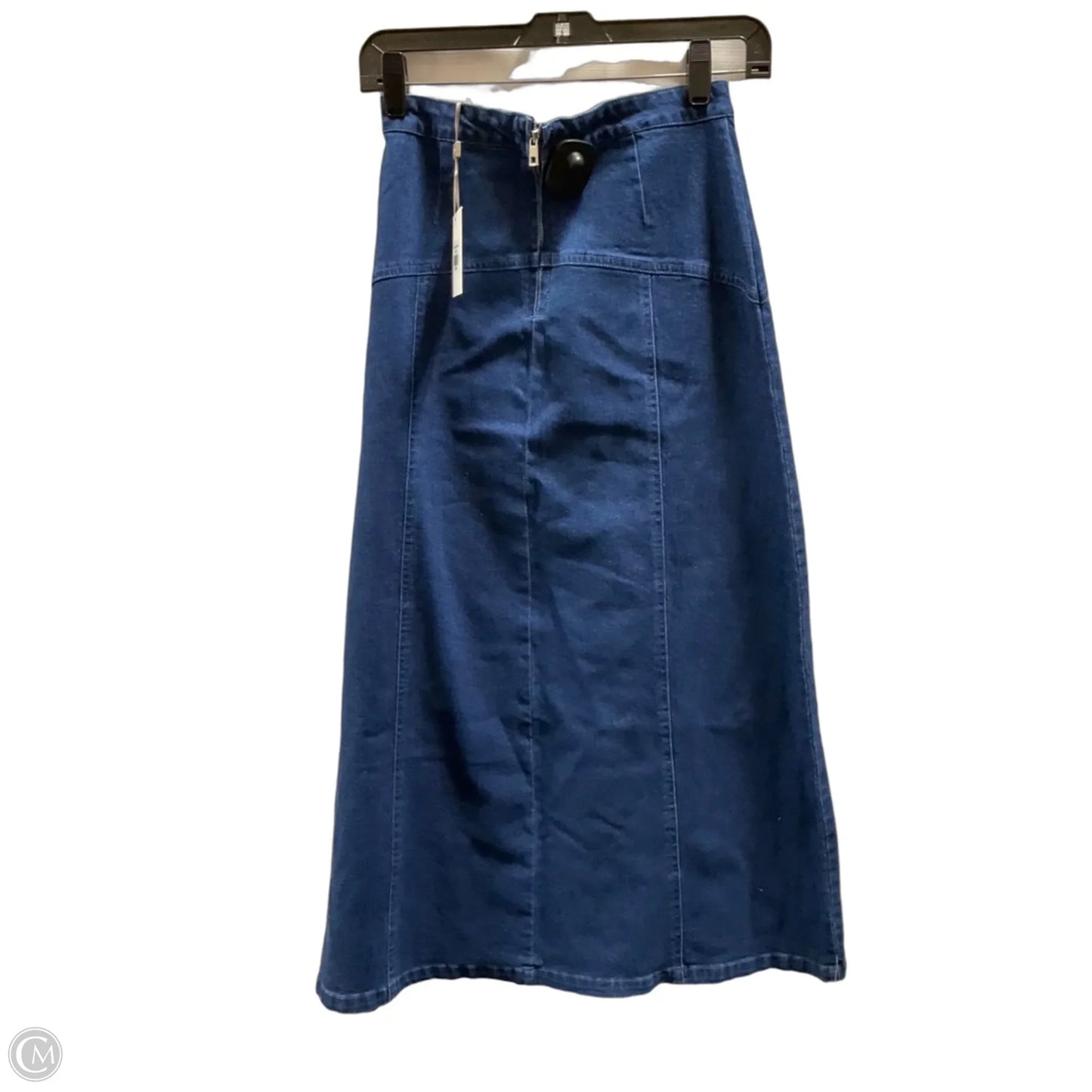 Skirt Maxi By Bl-nk In Blue Denim, Size: Xs
