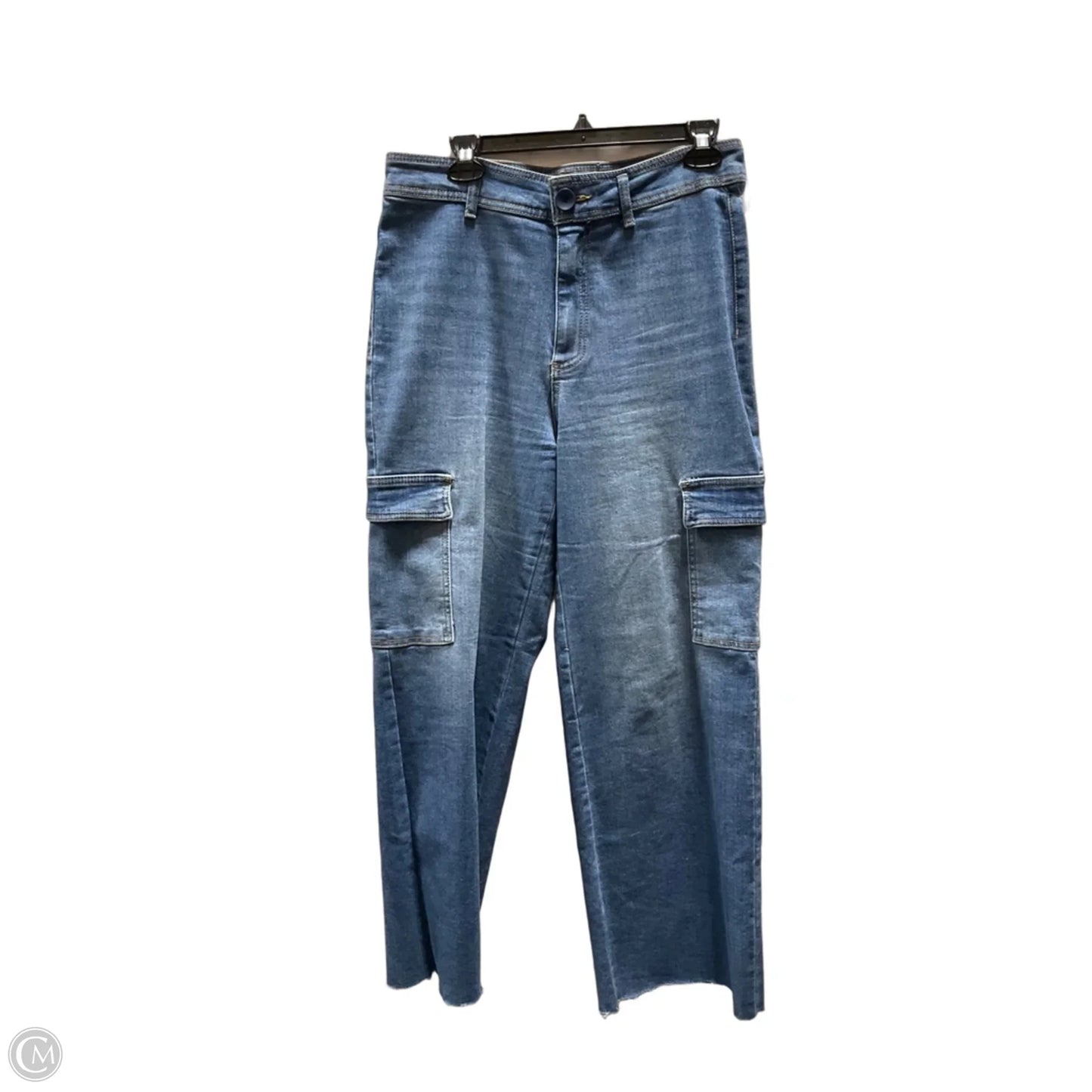 Jeans Wide Leg By Oat In Blue Denim, Size: 10