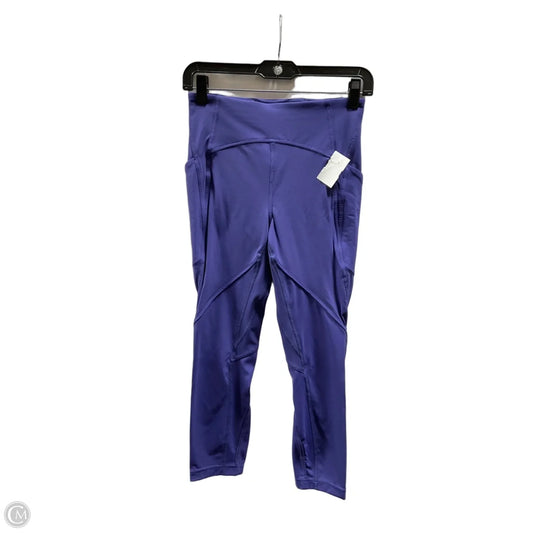 Athletic Leggings By Lululemon In Purple, Size: M