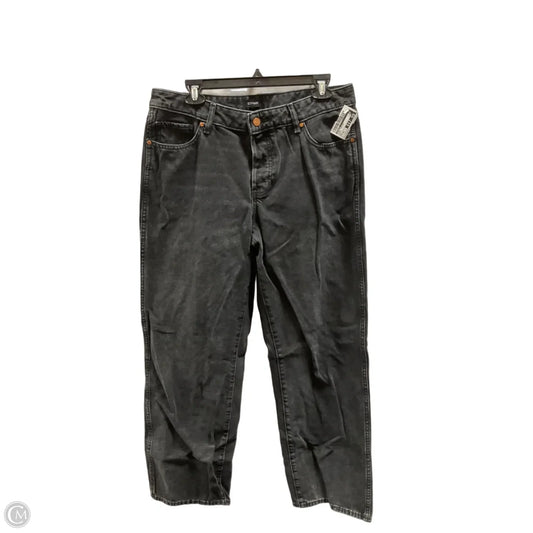 Jeans Straight By Express In Black, Size: 10