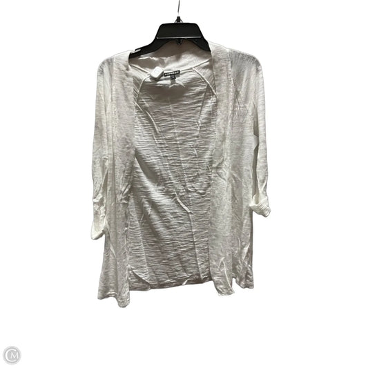 Cardigan By Express In White, Size: S