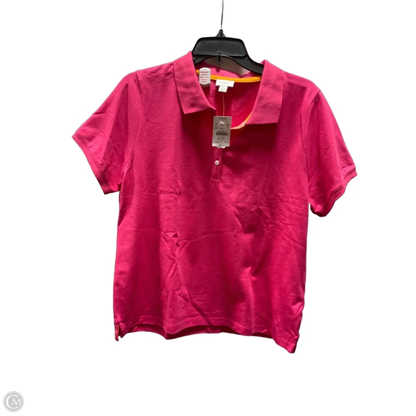 Top Short Sleeve By J. Crew In Pink, Size: L