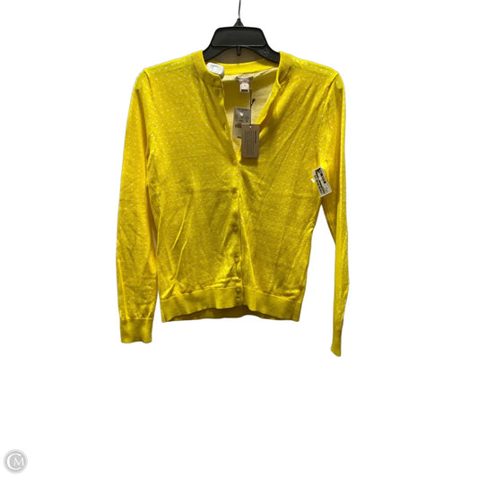 Cardigan By J. Crew In Yellow, Size: Xs