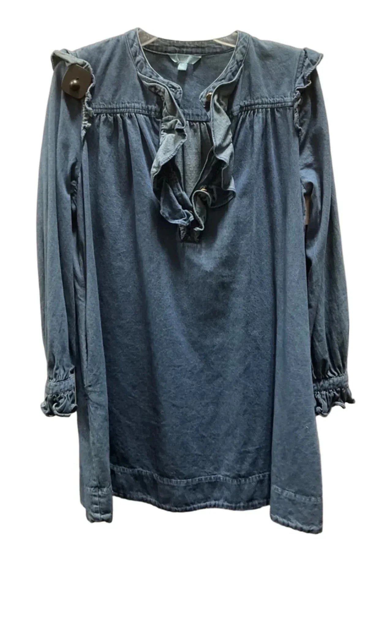 Dress Casual Short By Draper James In Blue Denim, Size: S