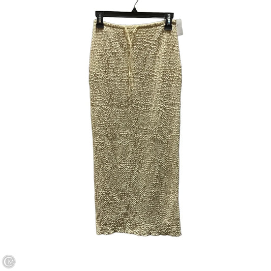 Skirt Midi By Zara In Cream, Size: M