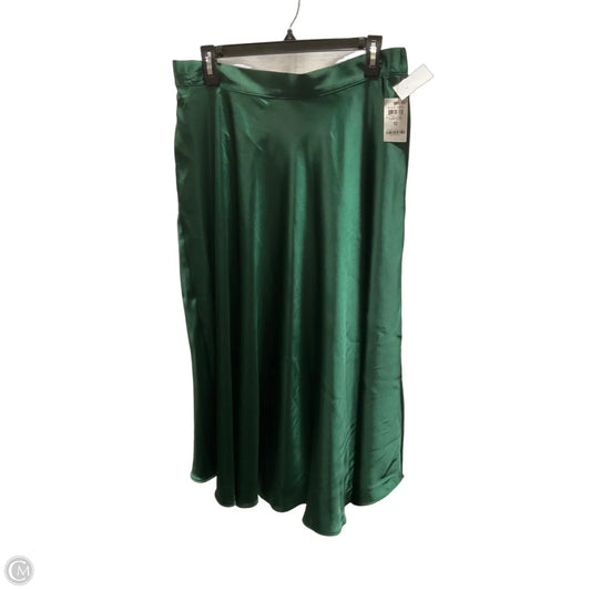 Skirt Midi By Alfani In Green, Size: 12