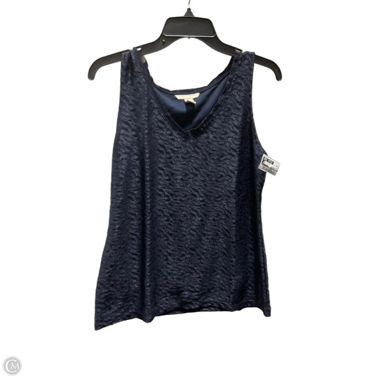 Top Sleeveless By Banana Republic In Navy, Size: M