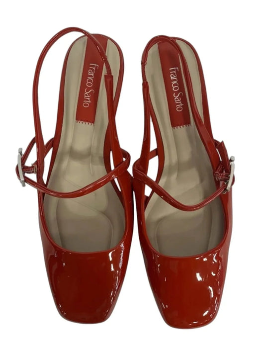 Shoes Flats By Franco Sarto In Orange, Size: 7