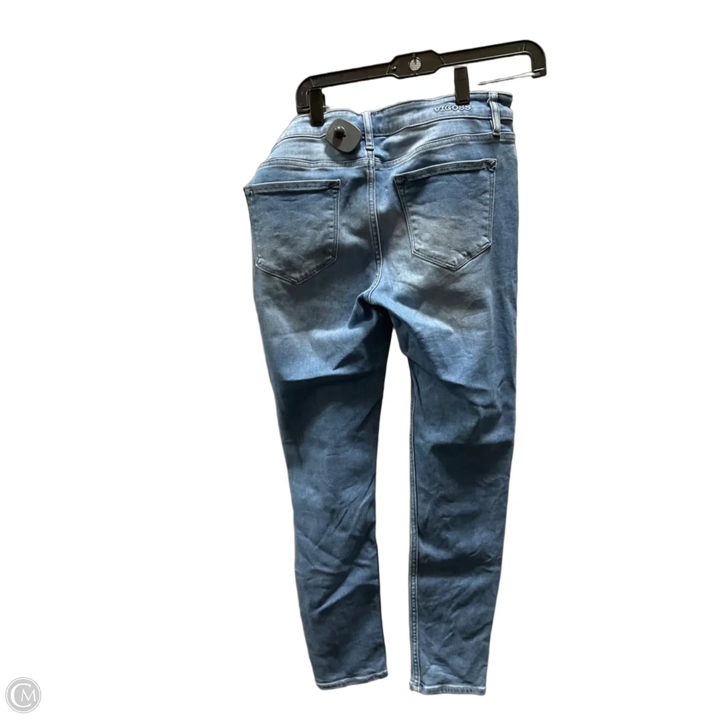 Jeans Skinny By Vigoss In Blue Denim, Size: 6