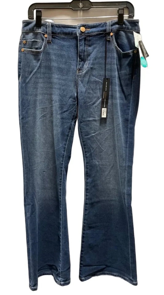 Jeans Boot Cut By Liverpool In Blue Denim, Size: 10