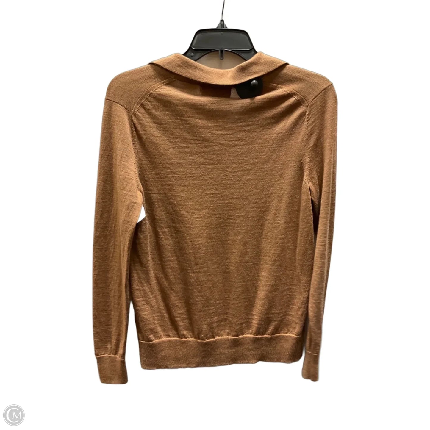 Top Long Sleeve By Banana Republic In Brown, Size: S