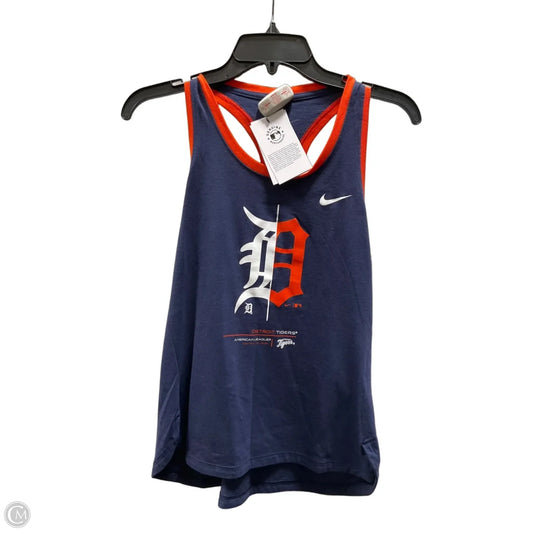 Athletic Tank Top By Nike In Navy, Size: S