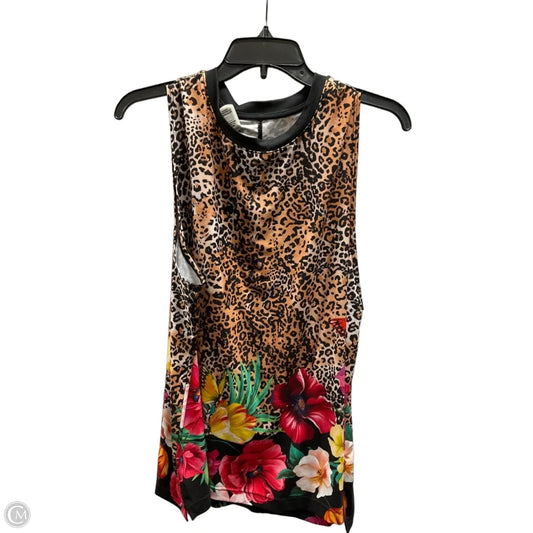 Tank Top Designer By Johnny Was In Animal Print, Size: Xl
