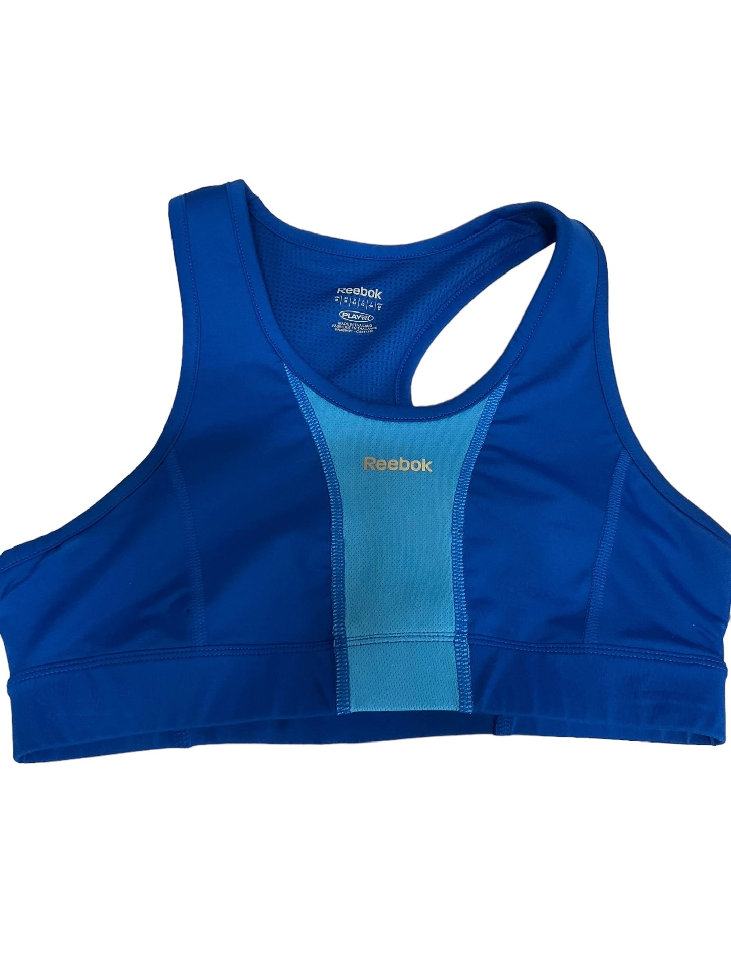 Blue Athletic Bra Reebok, Size M