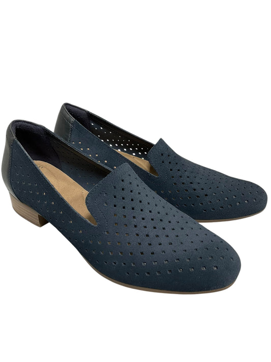 Shoes Flats By Clarks In Blue, Size: 6.5