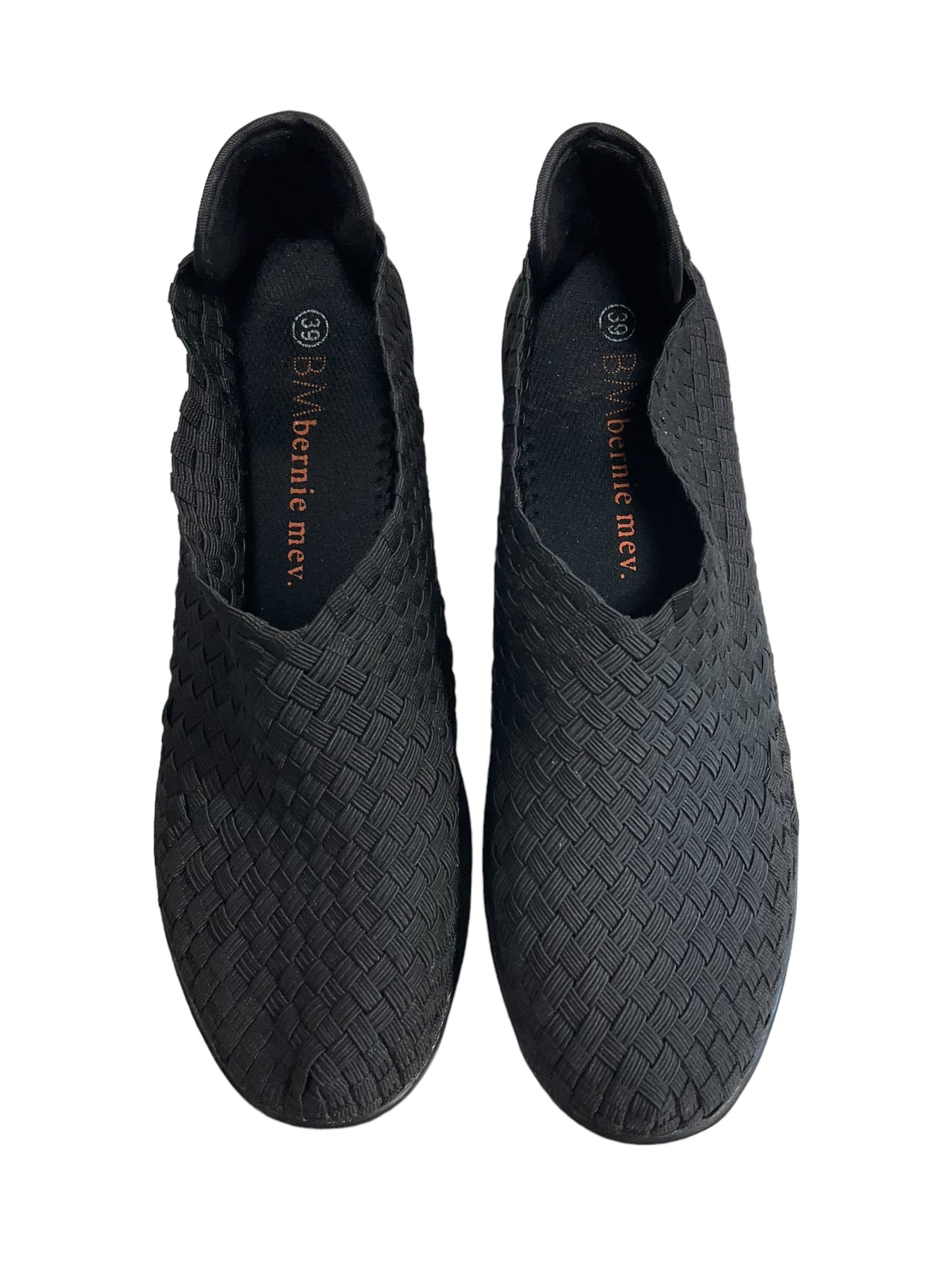 Black Shoes Heels Block Bernie Mev, Size 8.5