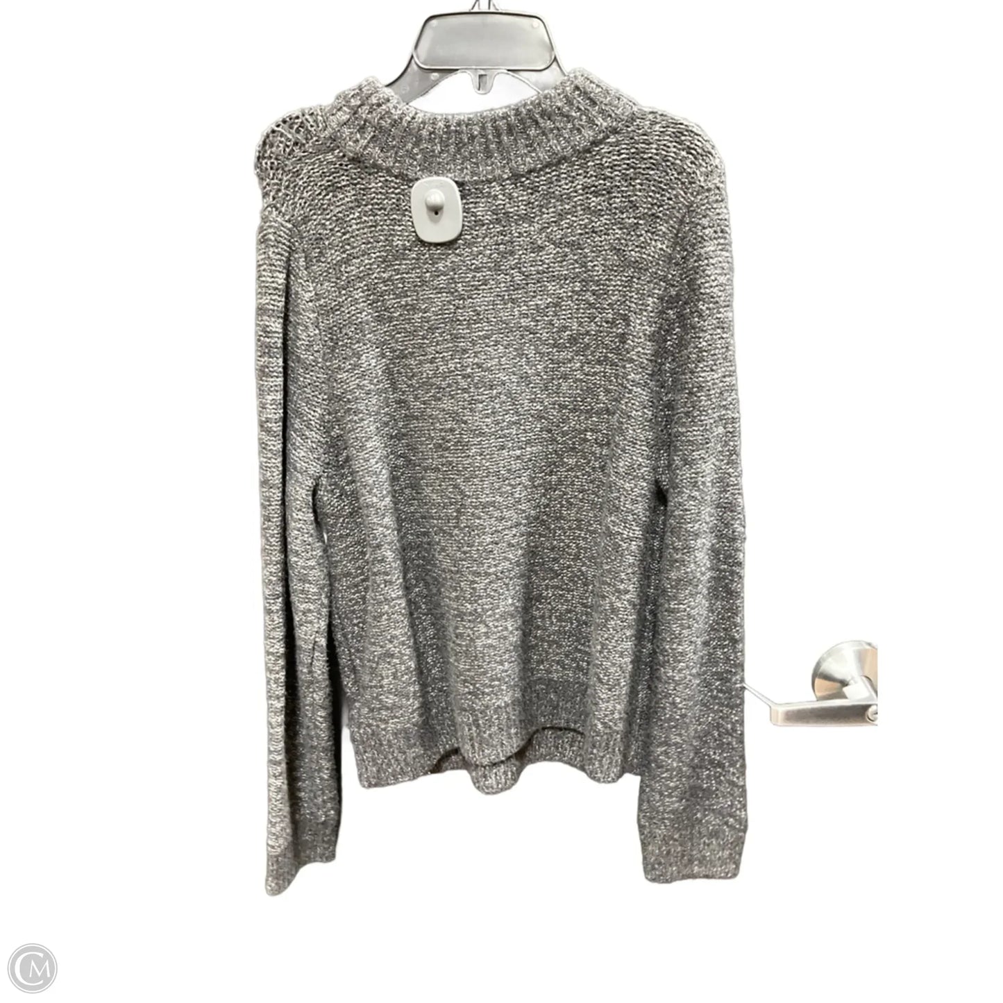 Sweater By Tommy Hilfiger In Grey, Size: M