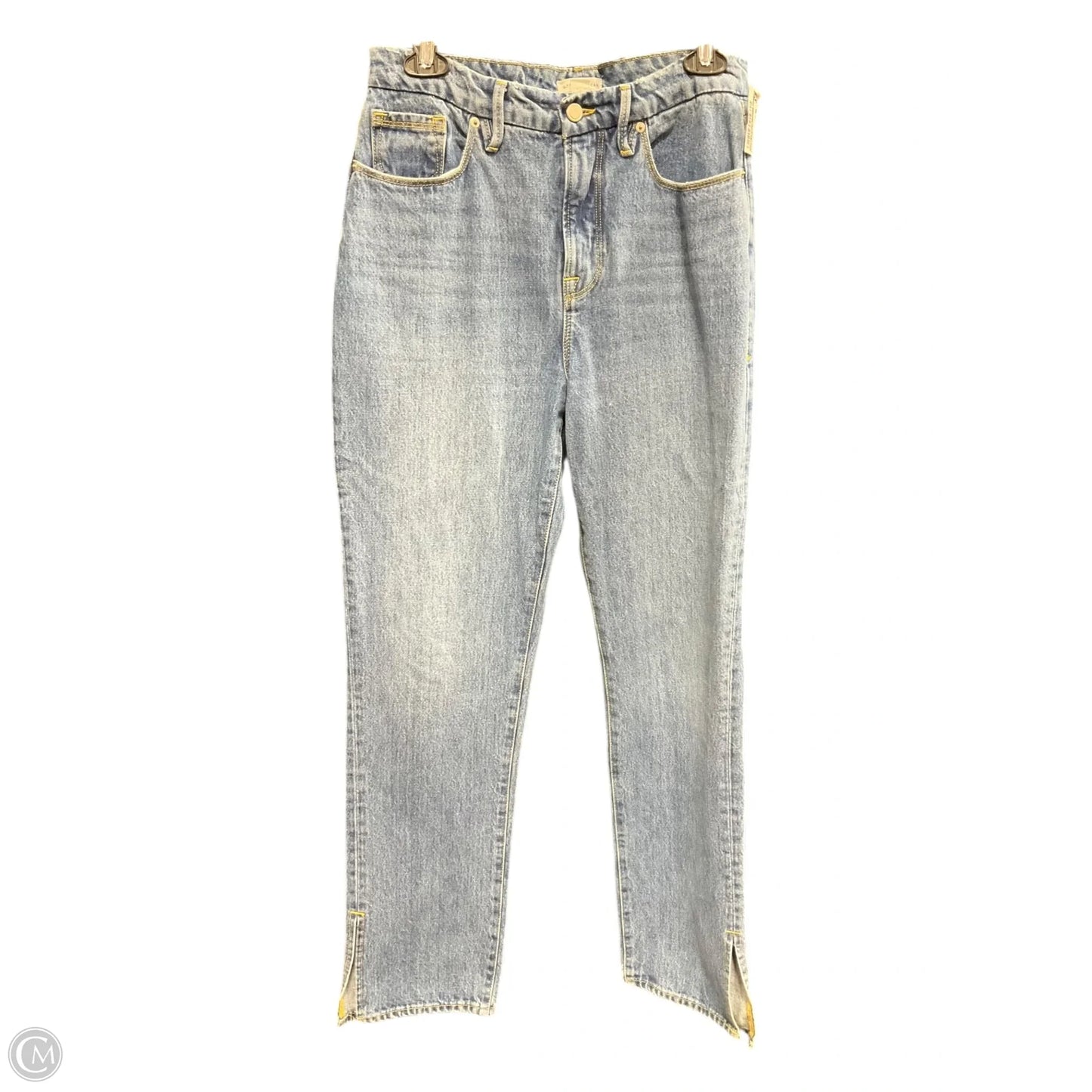 Jeans Wide Leg By Good American In Blue Denim, Size: 6