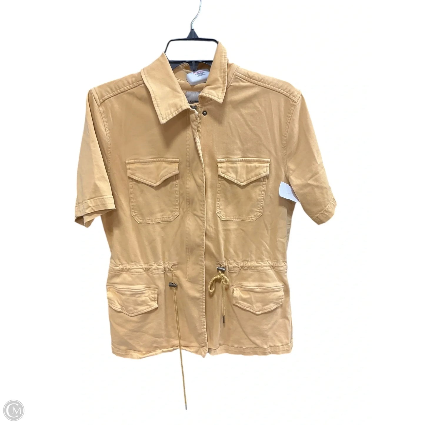 Jacket Shirt By Liverpool In Yellow, Size: M