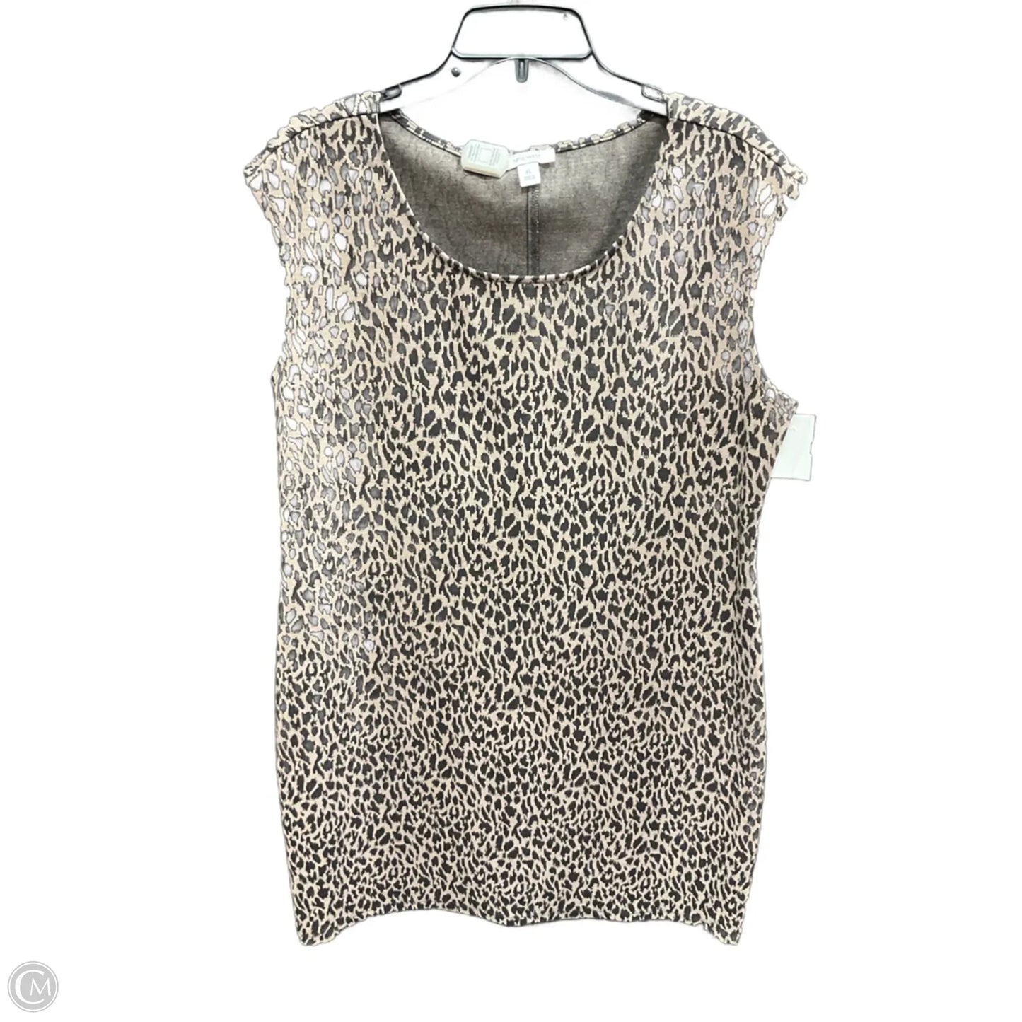 Dress Casual Midi By Nine West In Animal Print, Size: Xl