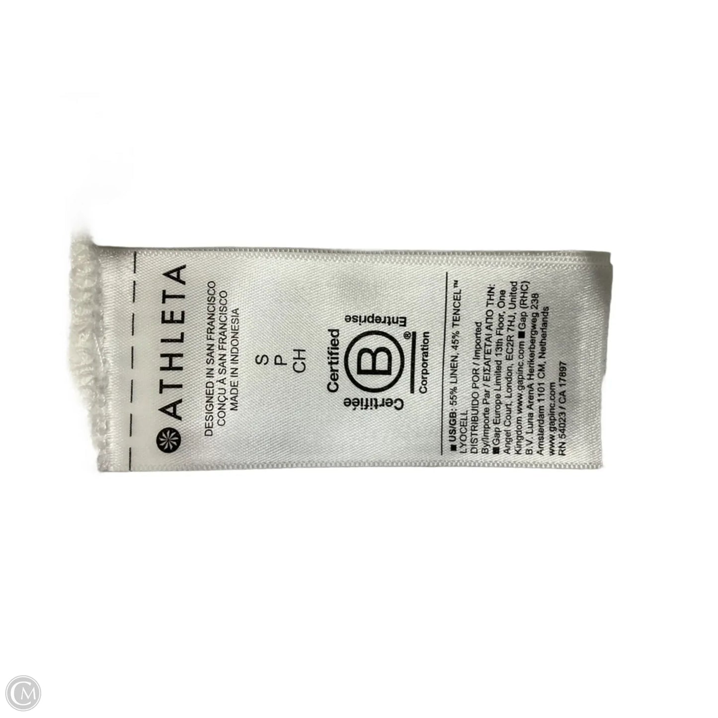 Athletic Top Short Sleeve By Athleta In White, Size: Sp