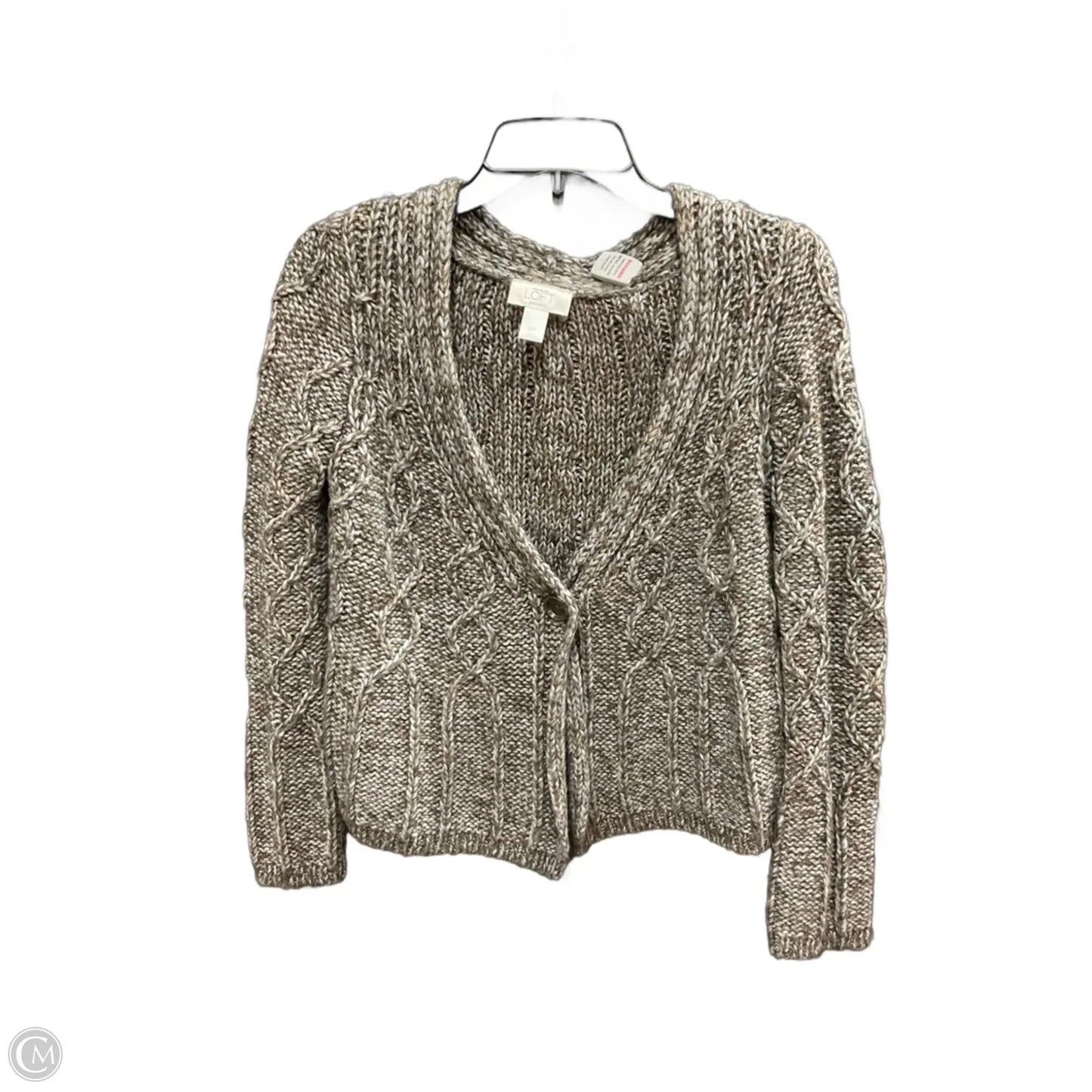 Cardigan By Loft In Bronze, Size: Mp