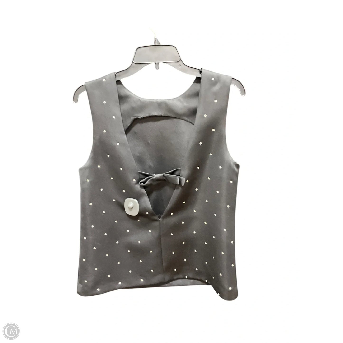 Top Sleeveless By H&m In Black, Size: M