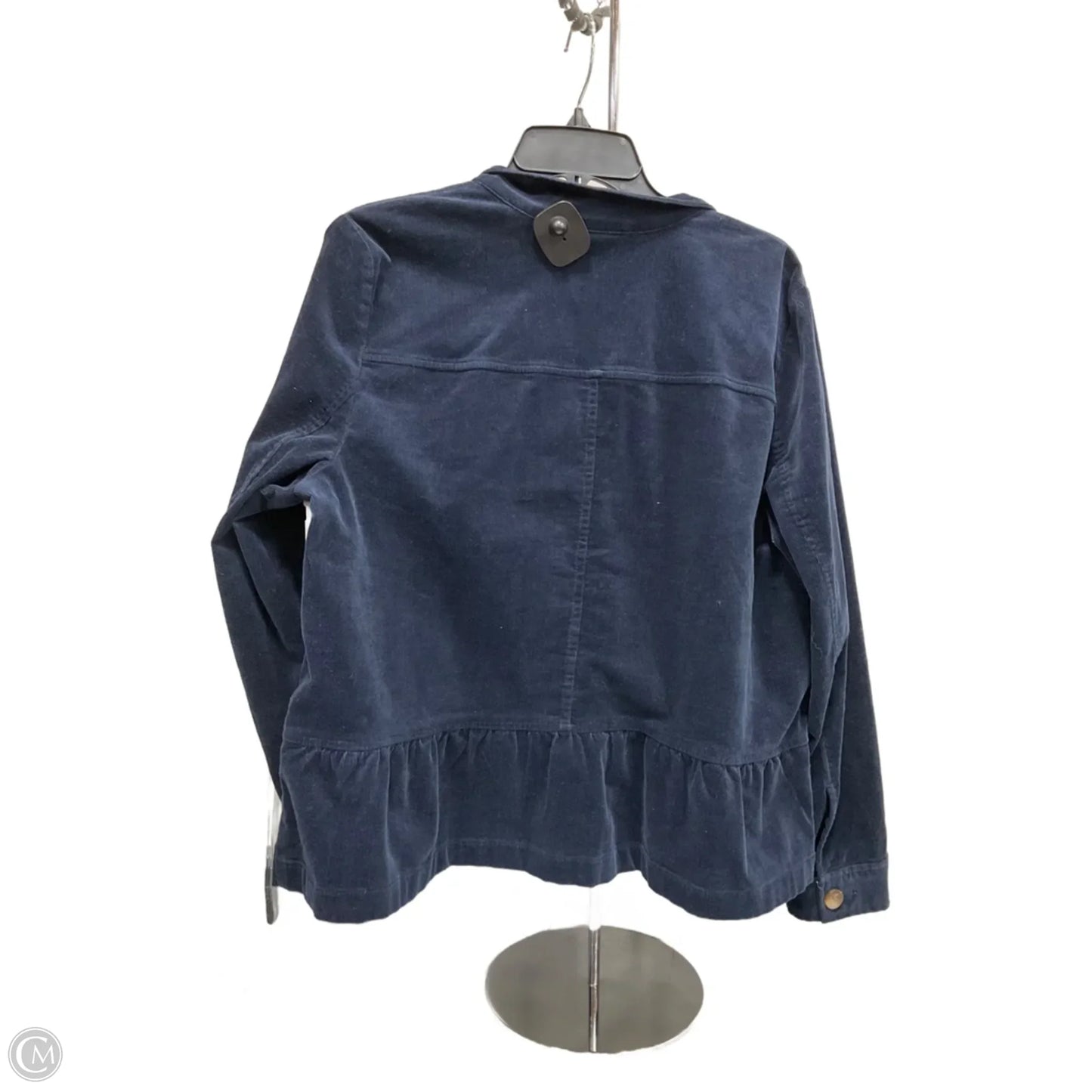 Jacket Shirt By J. Jill In Navy, Size: M