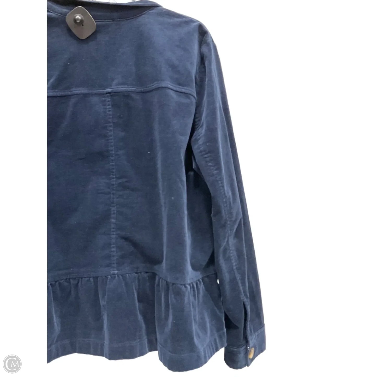 Jacket Shirt By J. Jill In Navy, Size: M