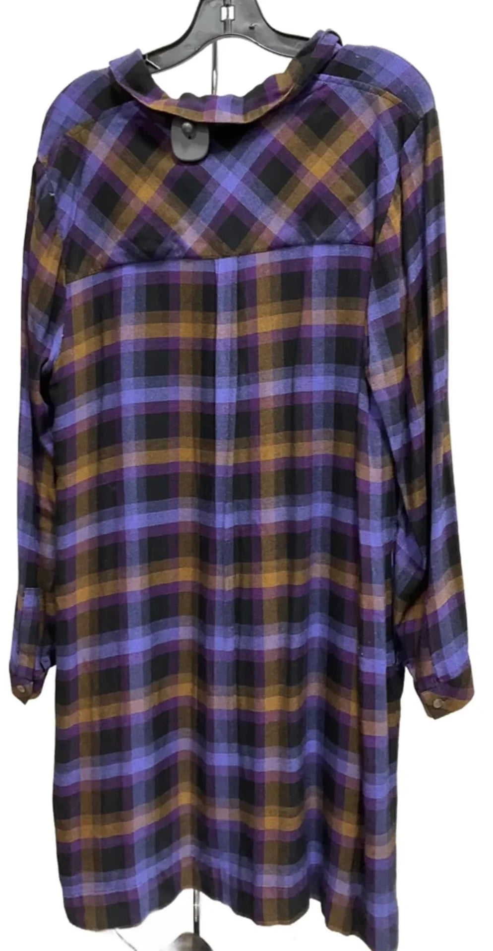 Dress Casual Short By J. Jill In Plaid Pattern, Size: L