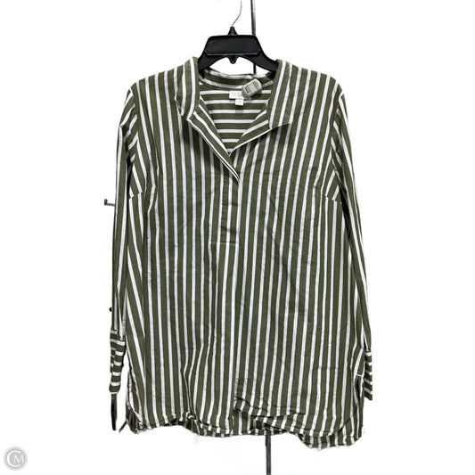 Top Long Sleeve By J. Jill In Green, Size: L