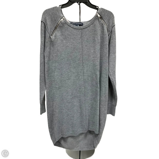 Top Long Sleeve By French Connection In Grey, Size: S