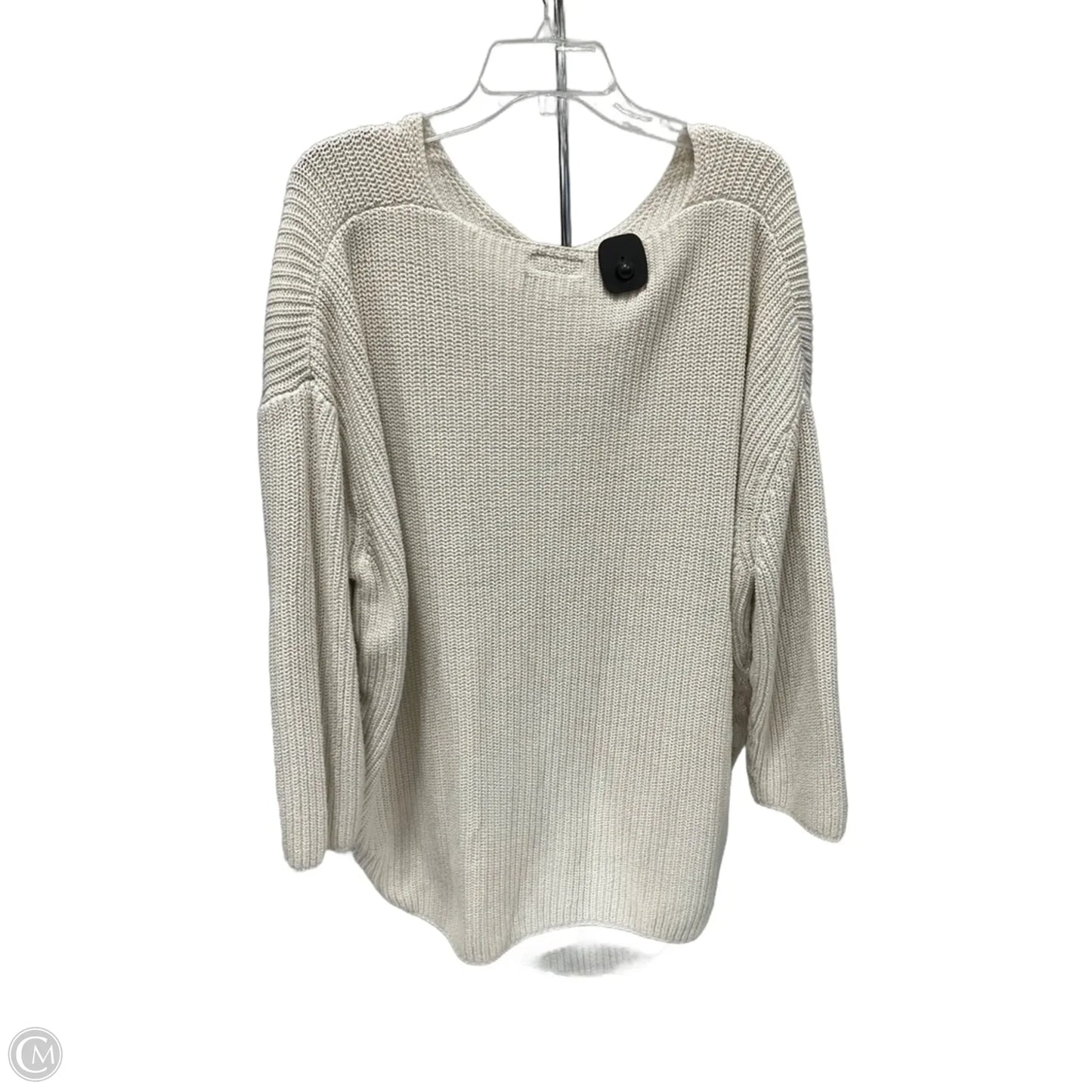 Top Long Sleeve By Urban Outfitters In Cream, Size: S