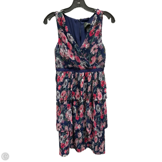 Dress Casual Short By Adrianna Papell In Floral Print, Size: 2p