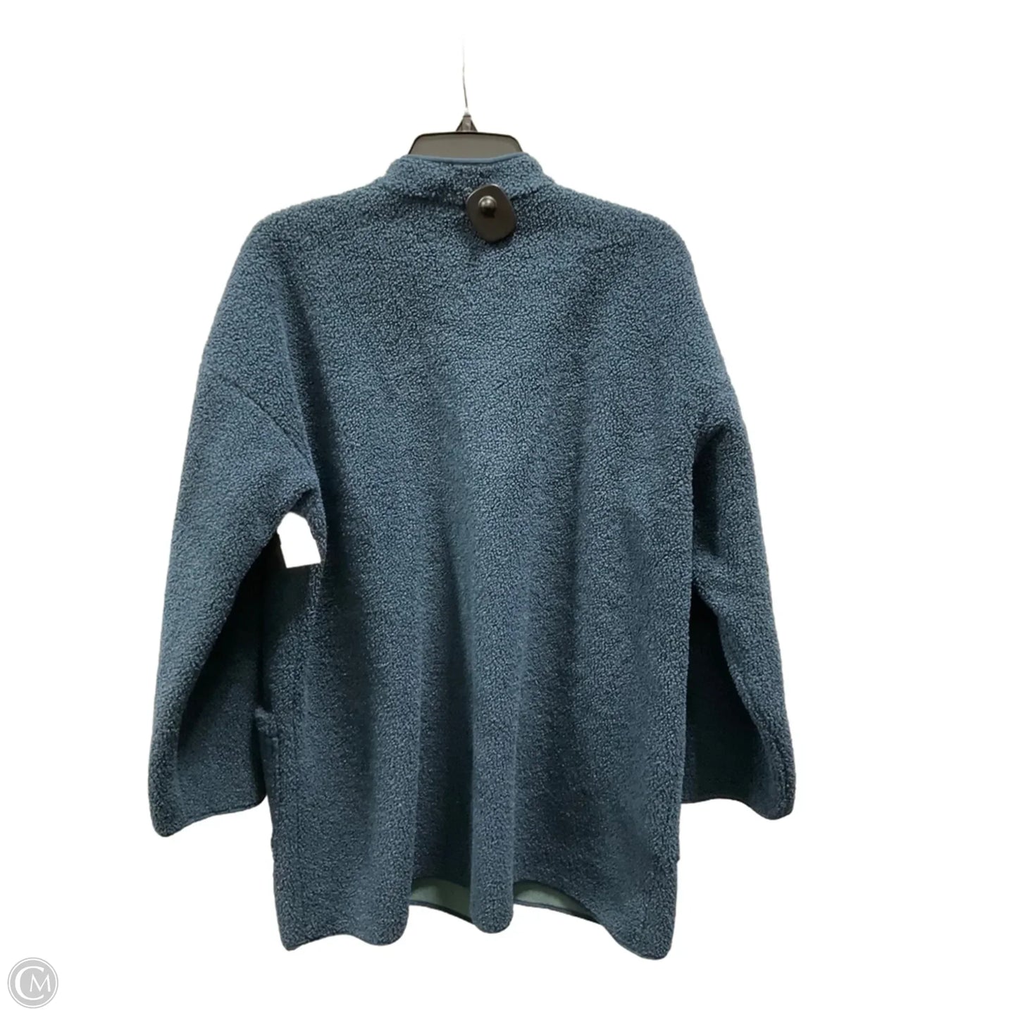 Jacket Faux Fur & Sherpa By Pure Jill In Blue, Size: L