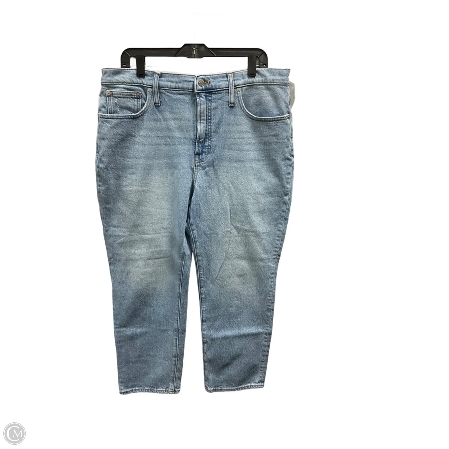 Jeans Skinny By Madewell In Blue Denim, Size: 14