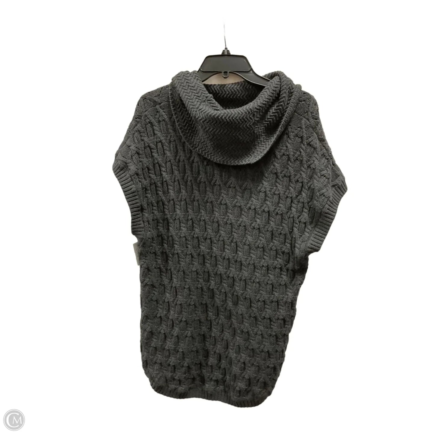 Sweater Short Sleeve By Eight Eight Eight In Grey, Size: Xl