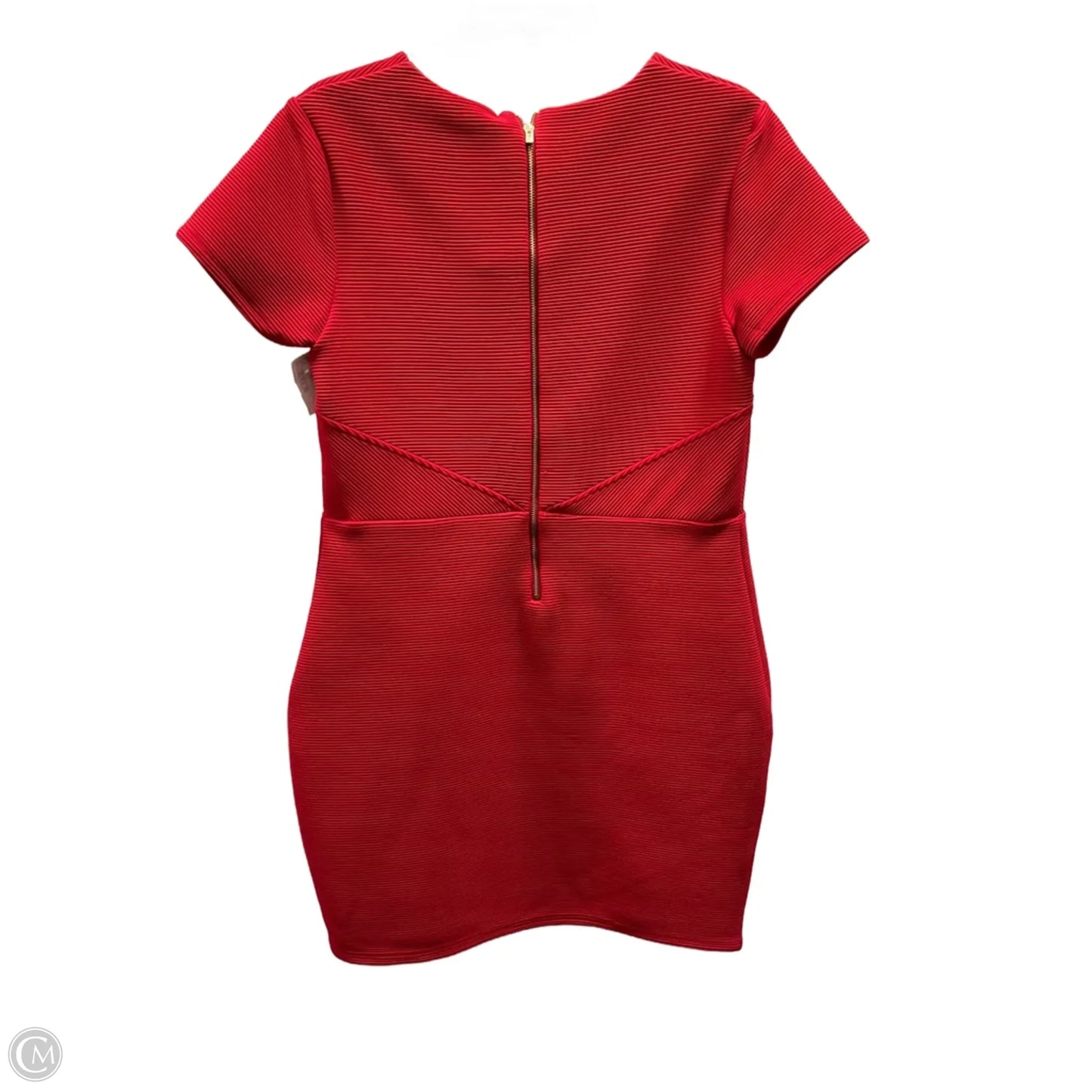 Dress Casual Short By Express In Red, Size: L