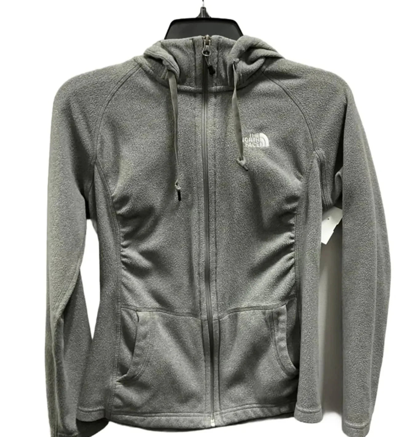 Athletic Top Long Sleeve Hoodie By The North Face In Grey, Size: S