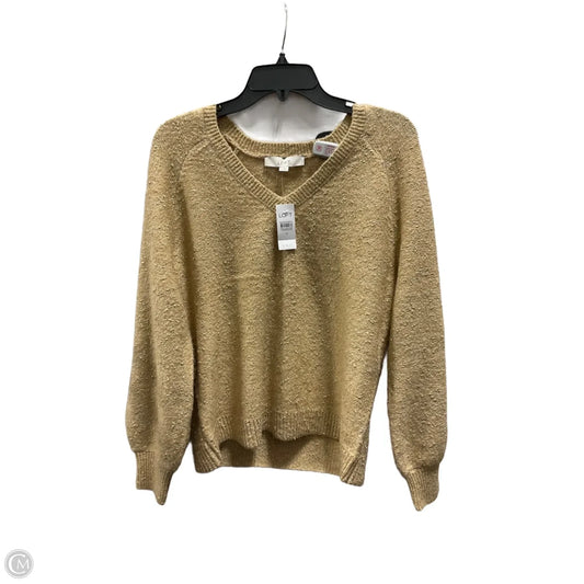 Top Long Sleeve By Loft In Brown, Size: M
