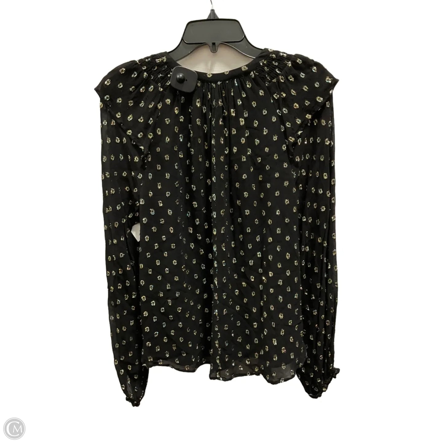 Top Long Sleeve By Loft In Black, Size: M
