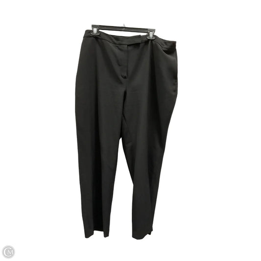Pants Dress By Kasper In Black, Size: 18