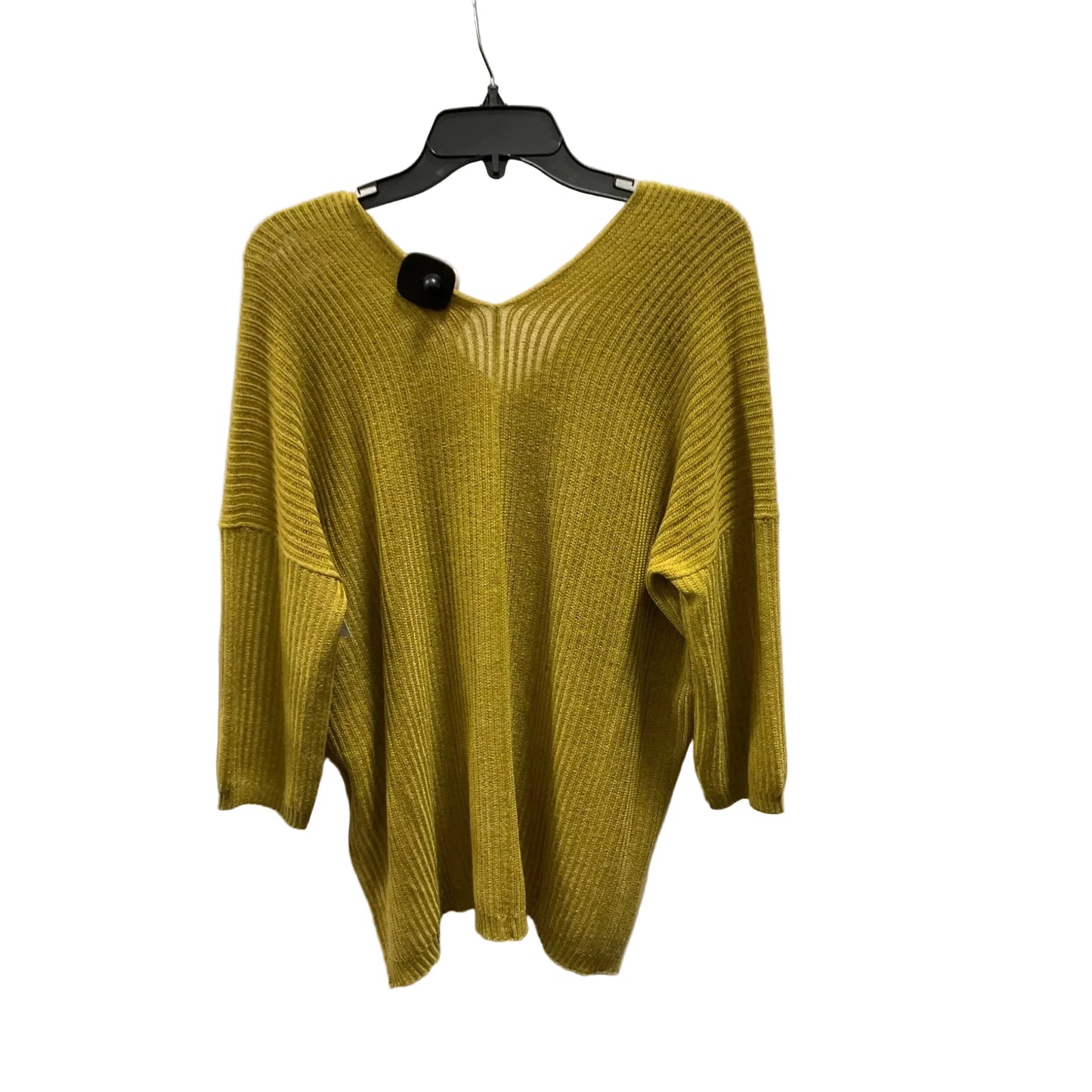 Top Long Sleeve By Kerisma In Yellow, Size: S