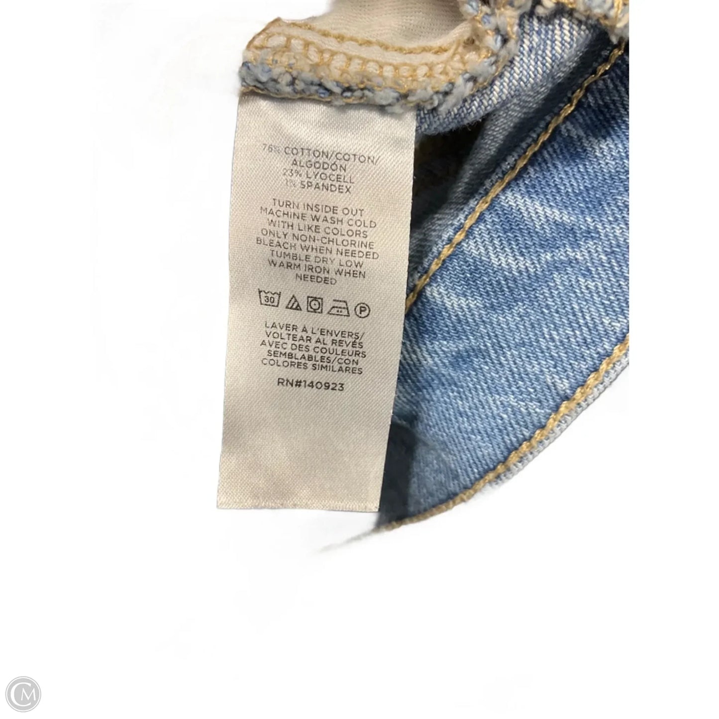 Jeans Wide Leg By Loft In Blue Denim, Size: 10