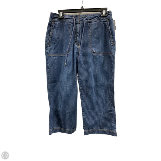 Capris By Chicos In Blue Denim, Size: 6