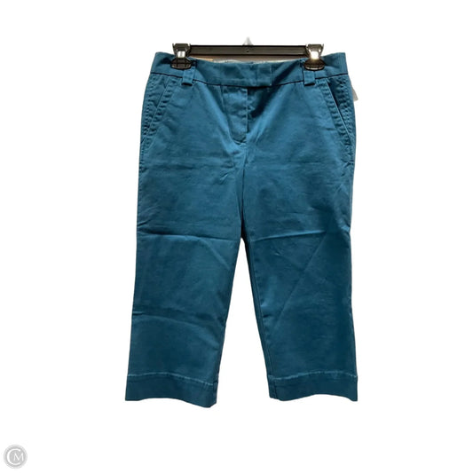 Capris By J. Crew In Teal, Size: 4