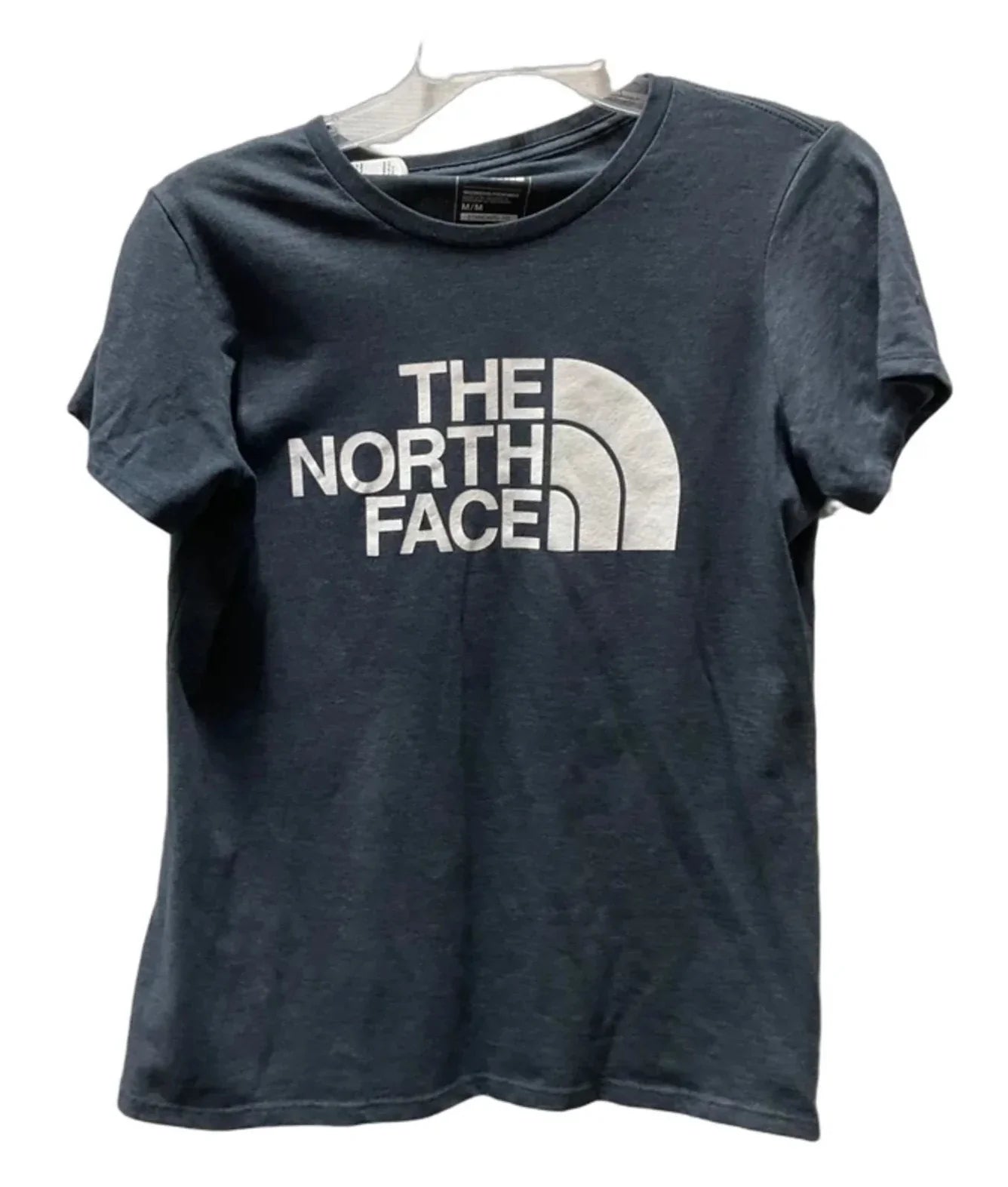 Athletic Top Short Sleeve By The North Face In Grey, Size: M