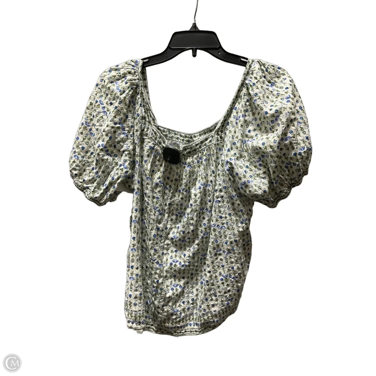 Top Short Sleeve By Max Studio In Floral Print, Size: Xl