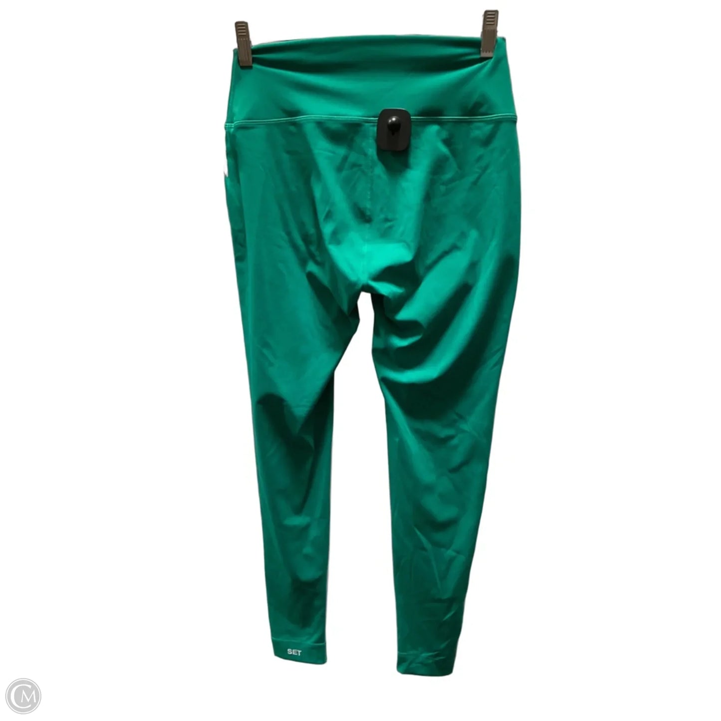 Athletic Leggings By Cmb In Green, Size: L
